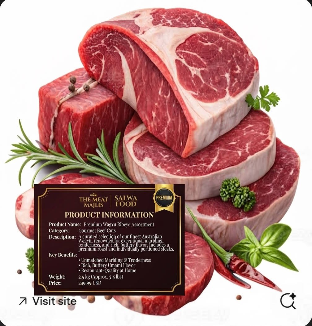 Premium Wagyu Ribeye Assortment Premium Wagyu Ribeye Assortment